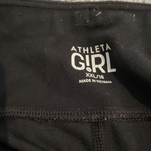 Black Althleta Girls leggings - Picture 2 of 2